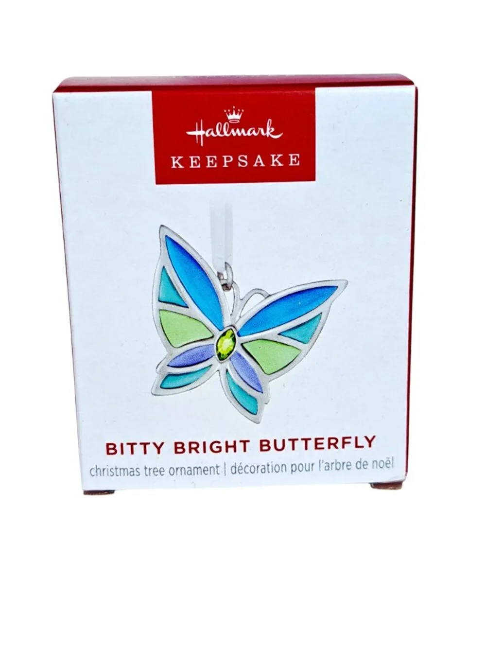 Hallmark 2025 BITTY BRIGHT BUTTERFLY ~ Miniature Christmas Ornament ~ NEW